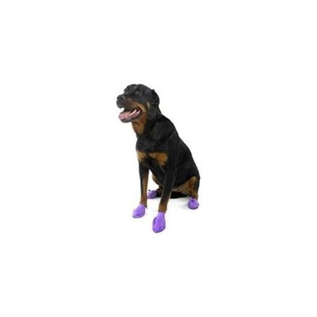 PAWZ DOG BOOTS Pawz Dog Boots 8-97515-00105-5 12 Count Large Purple 897515001055